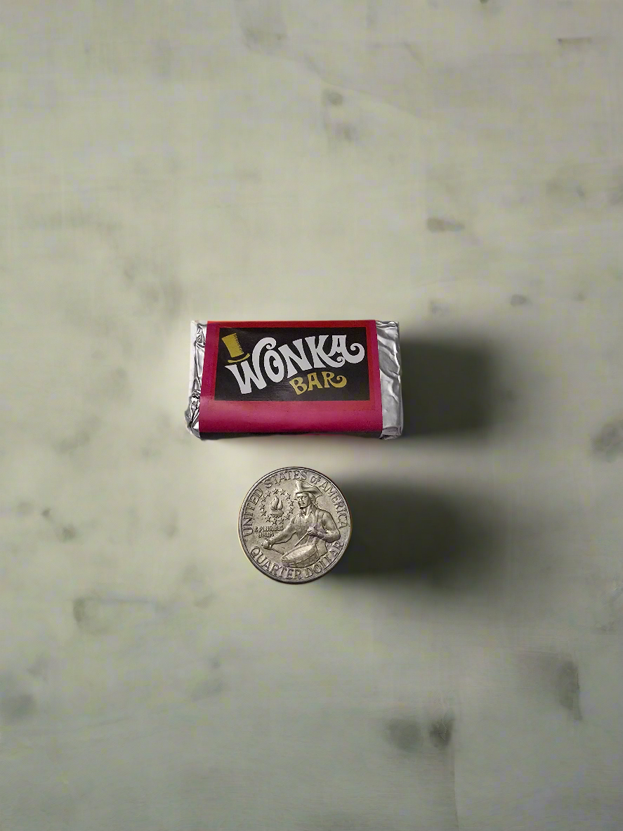 Every orde 6 Mini Willy Wonka Chocolate Bar With 1 Golden Ticket in every bar