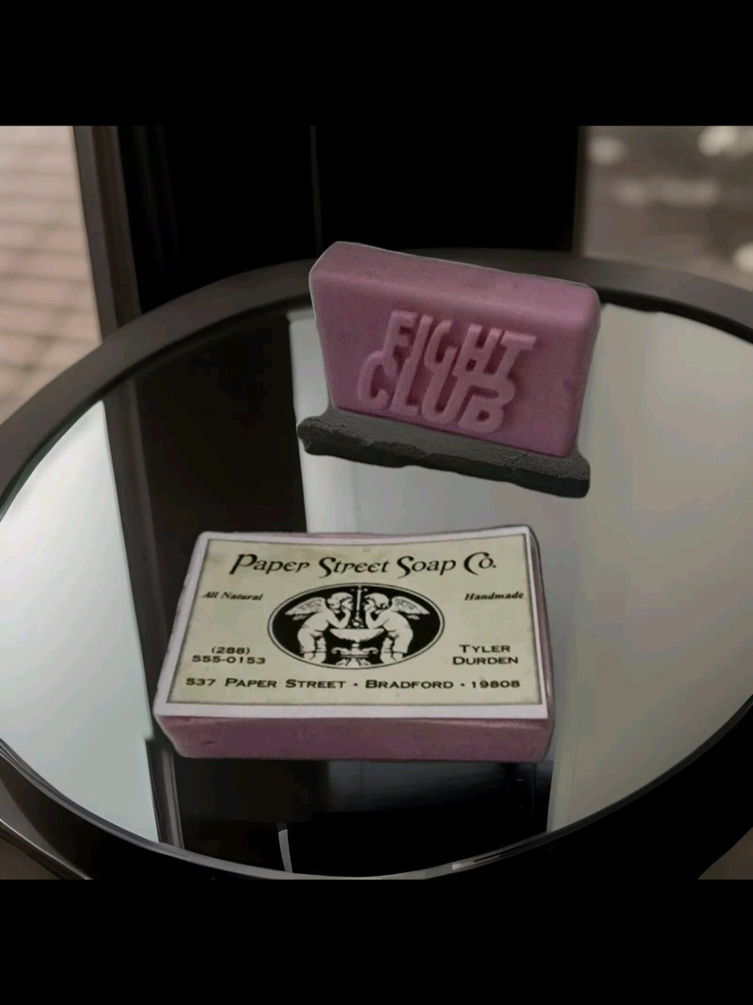 Gift Packed Fight Club Soap handmade cherry scented