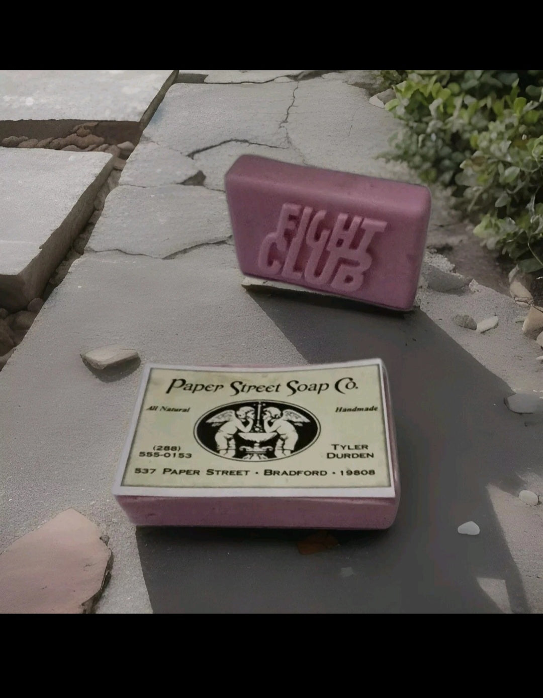 Gift Packed Fight Club Soap handmade cherry scented