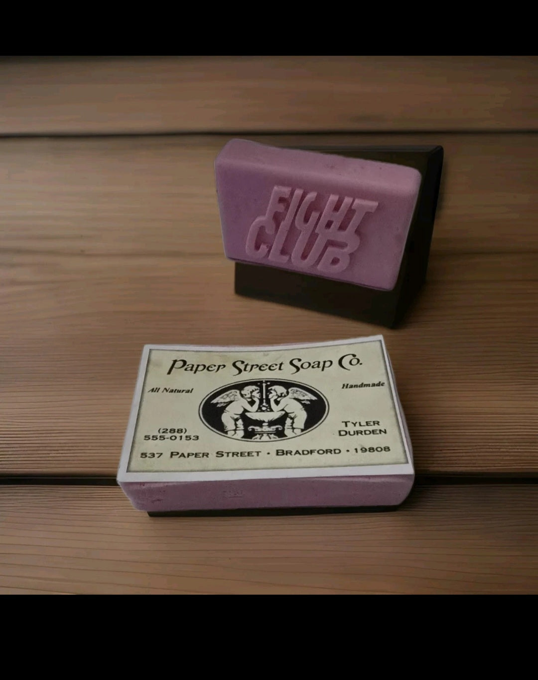 Gift Packed Fight Club Soap handmade cherry scented