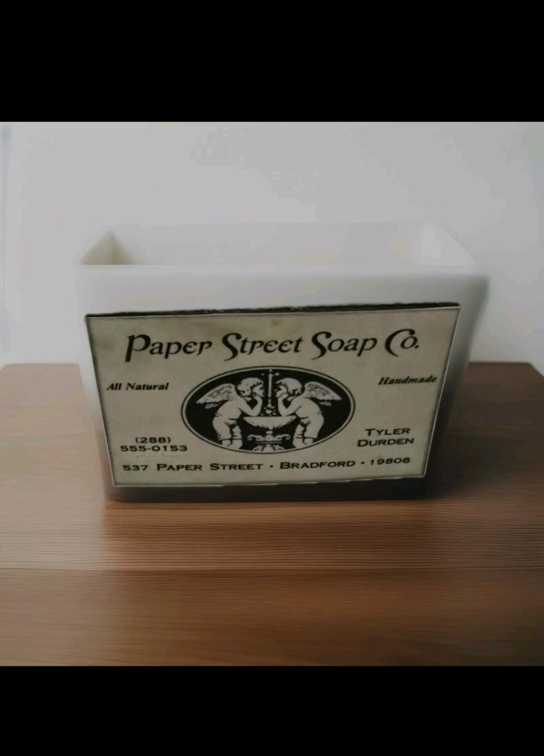 Replica business card from the movie fight club