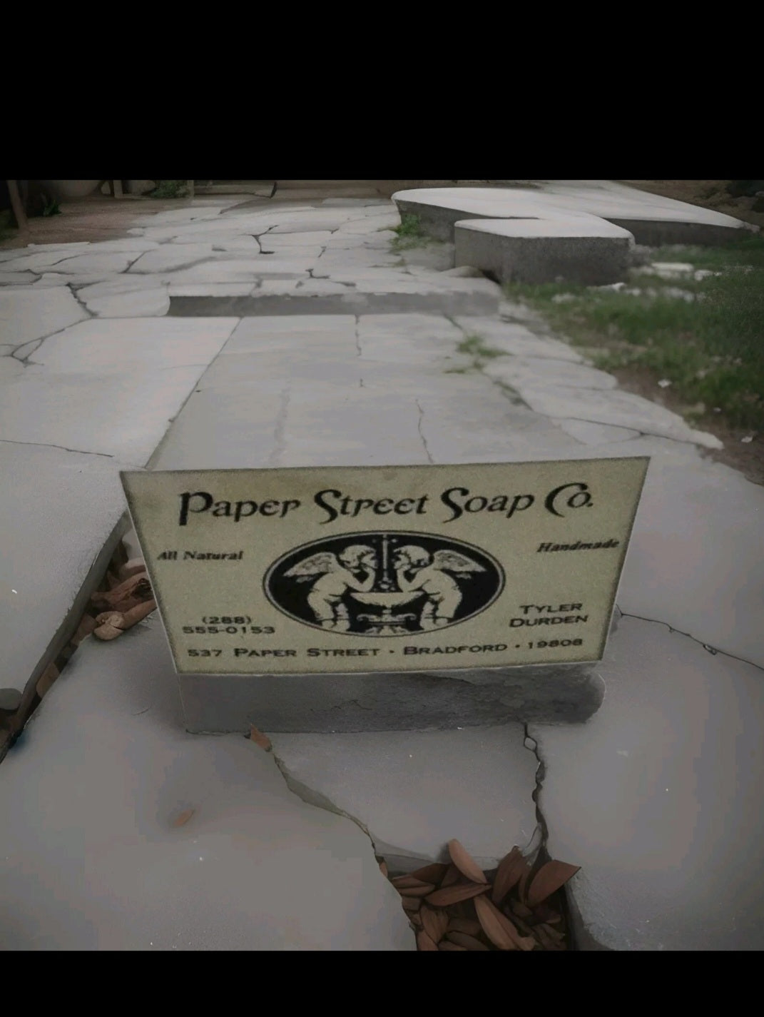 Replica business card from the movie fight club